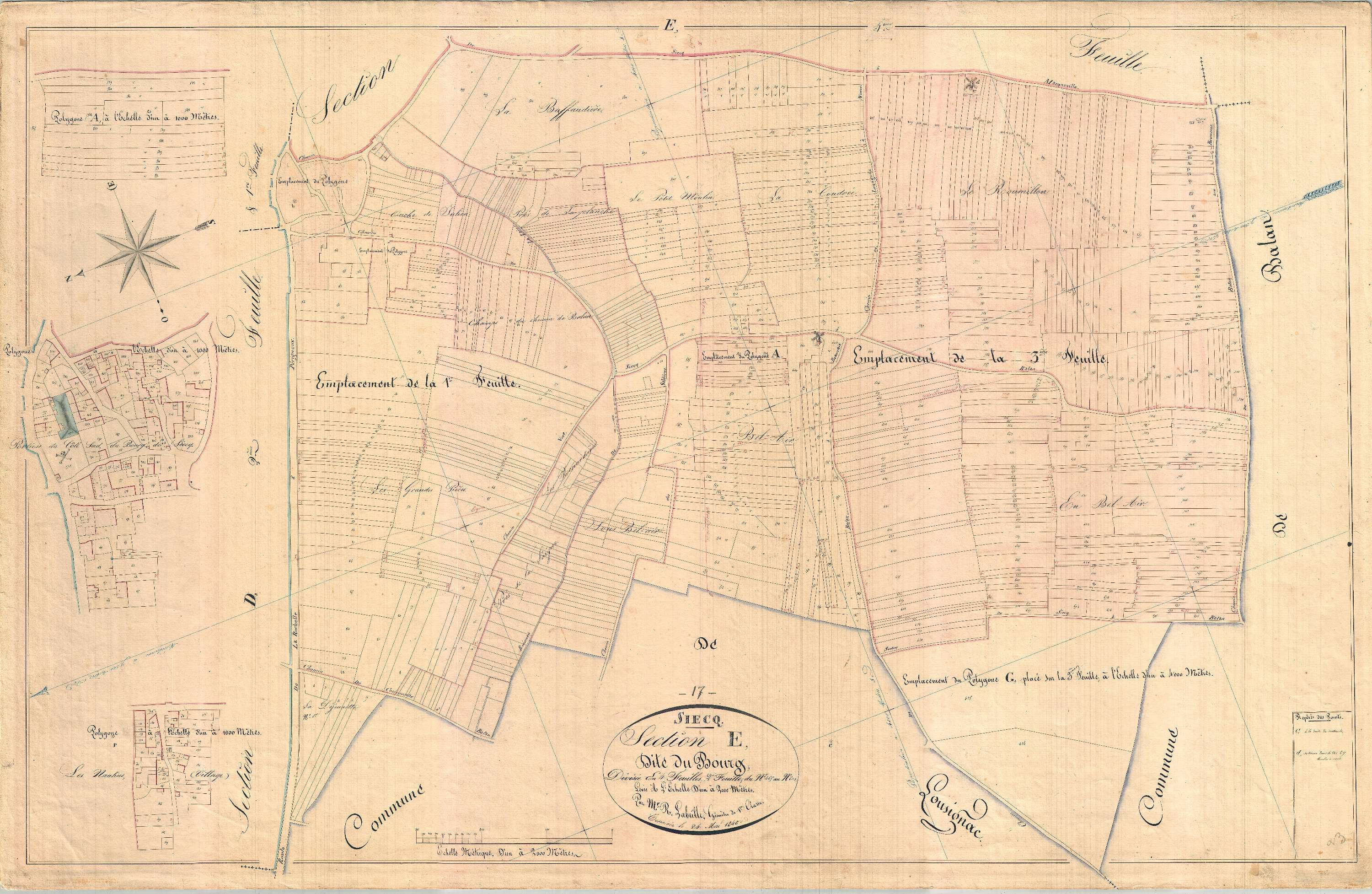 Siecq - Section E2 dite du Bourg.