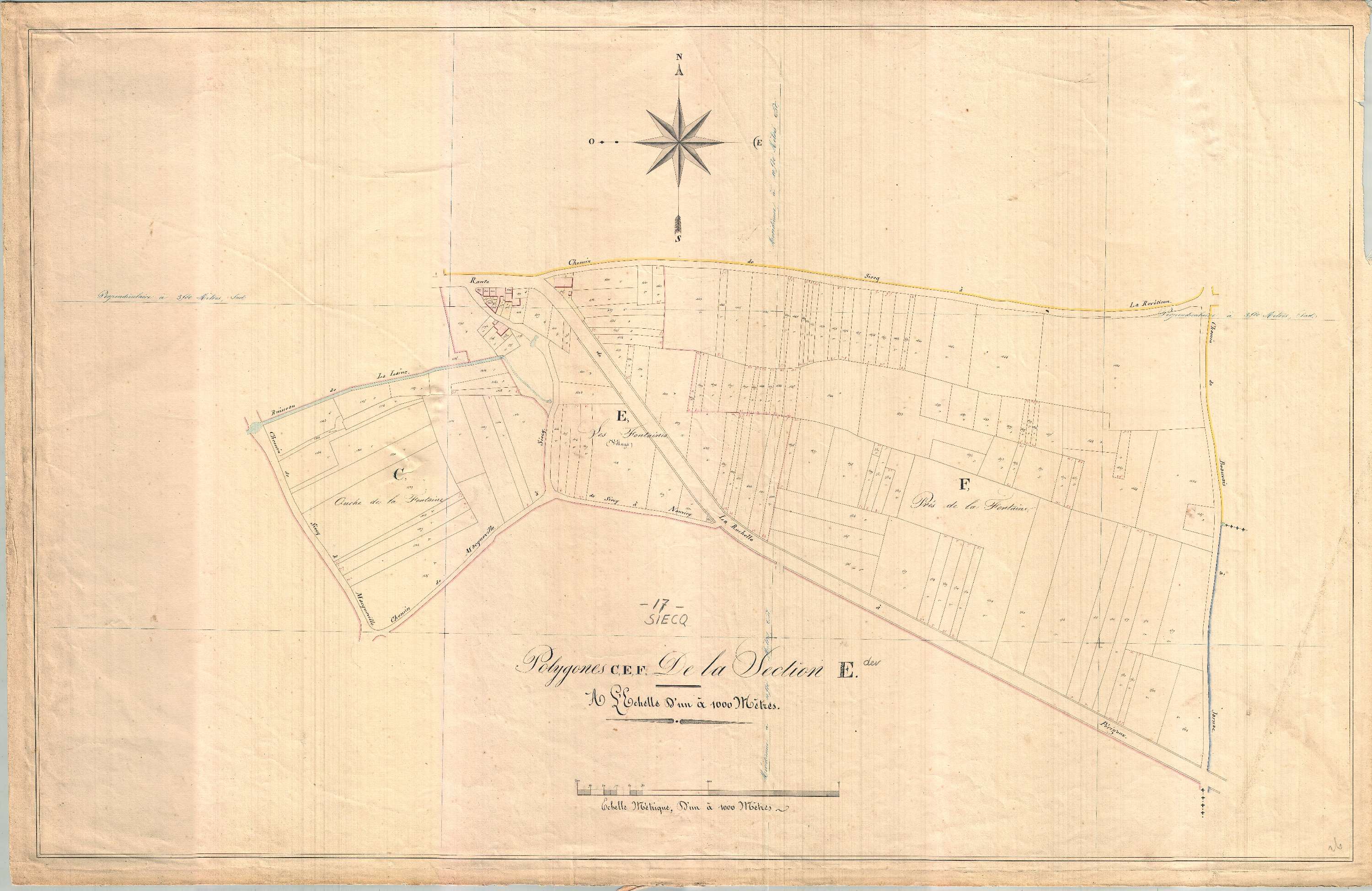 Siecq - Section E développement 2 dite du Bourg.