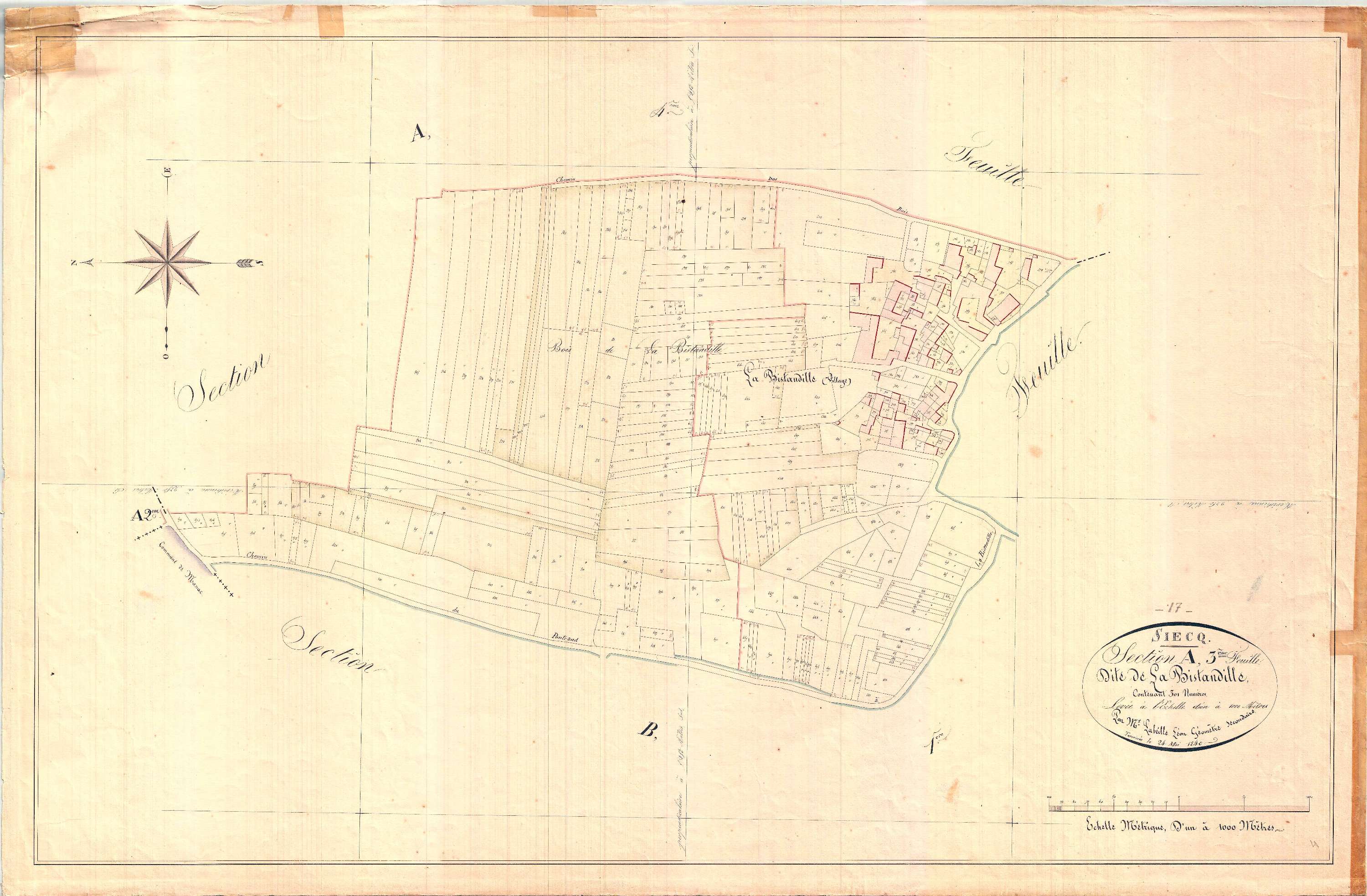 Siecq - Section A3 dite de la Ristaudille.
