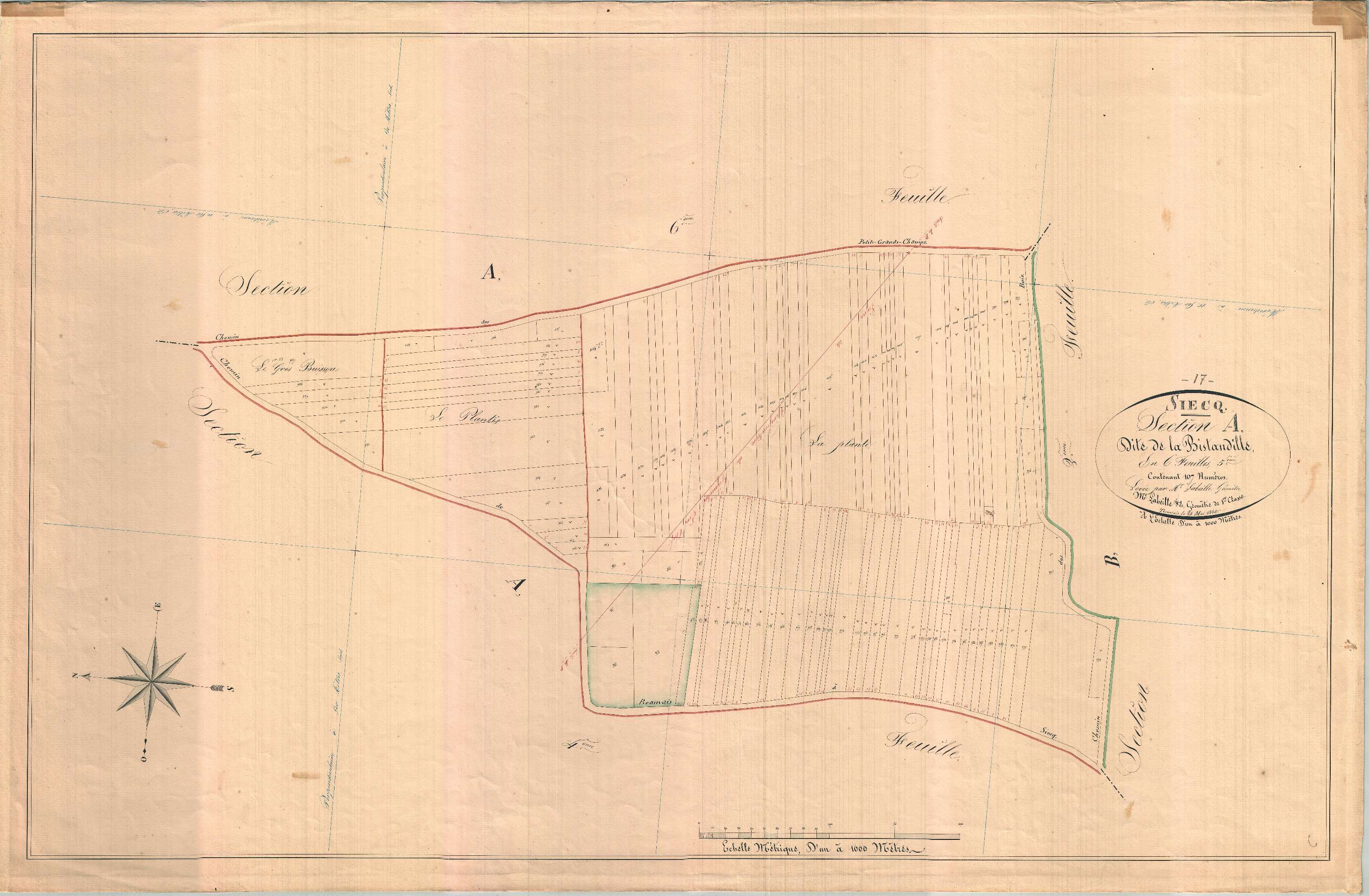 Siecq - Section A5 dite de la Ristaudille.