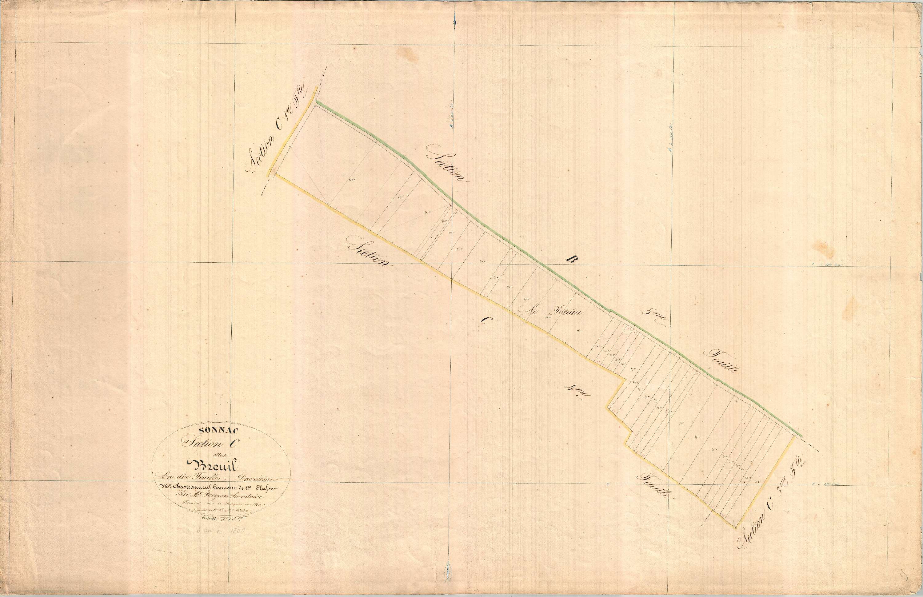 Sonnac - Section C1/2 dite du Breuil.