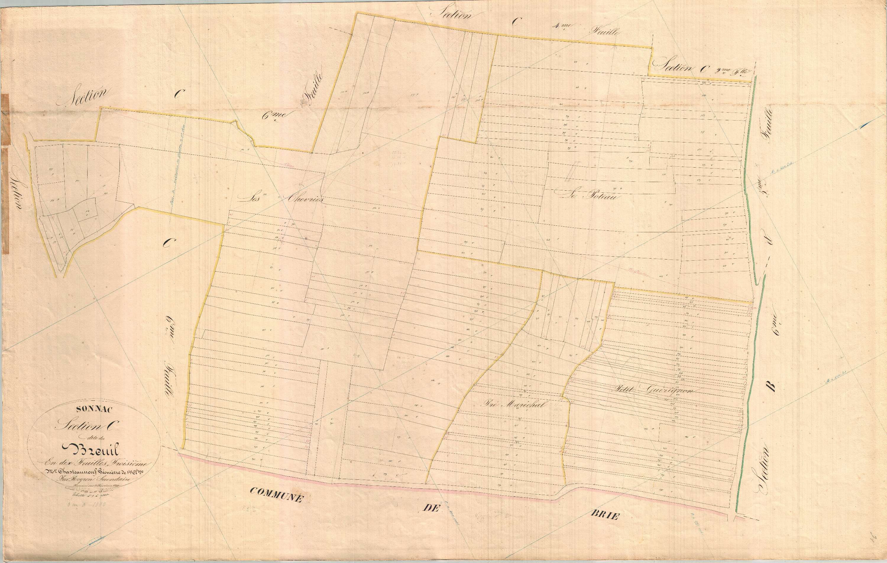 Sonnac - Section C1/3 dite du Breuil.
