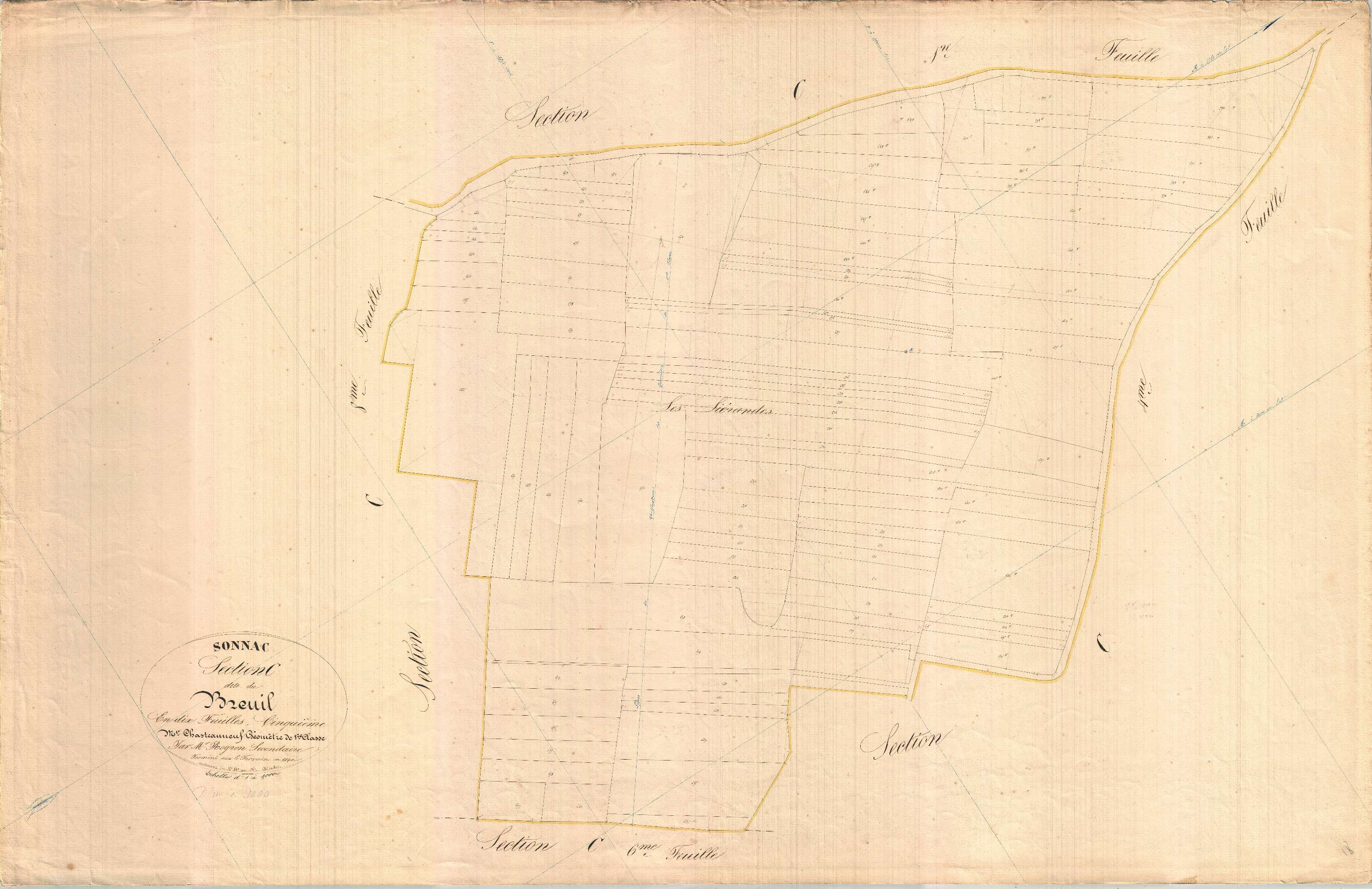 Sonnac - Section C1/5 dite du Breuil.