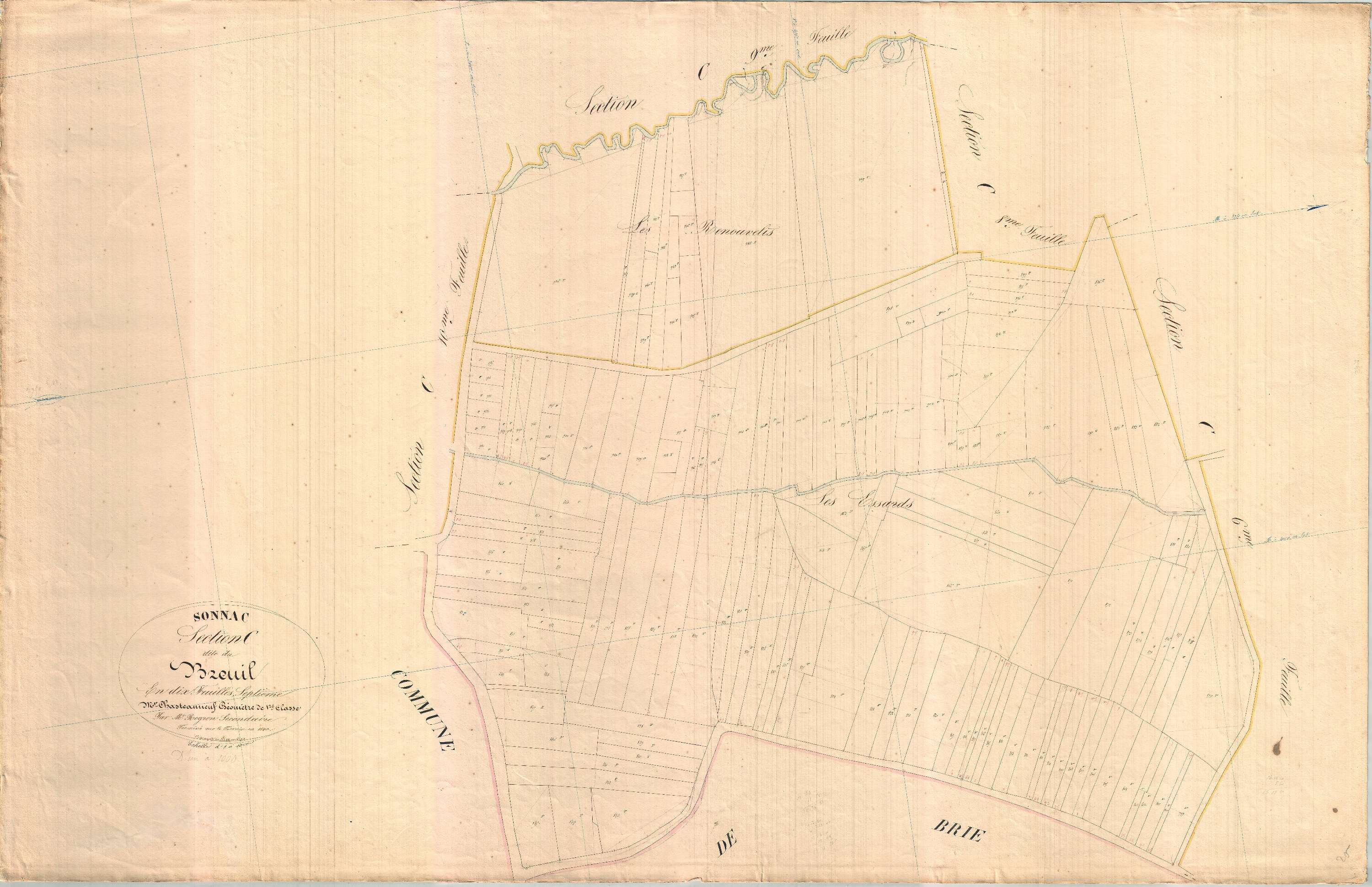 Sonnac - Section C1/7 dite du Breuil.