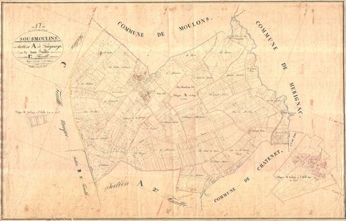 Sousmoulins - Section A1 dite de Peugeay.