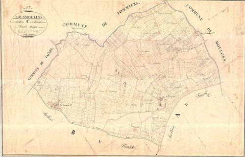 Sousmoulins - Section C dite des Hérauds.