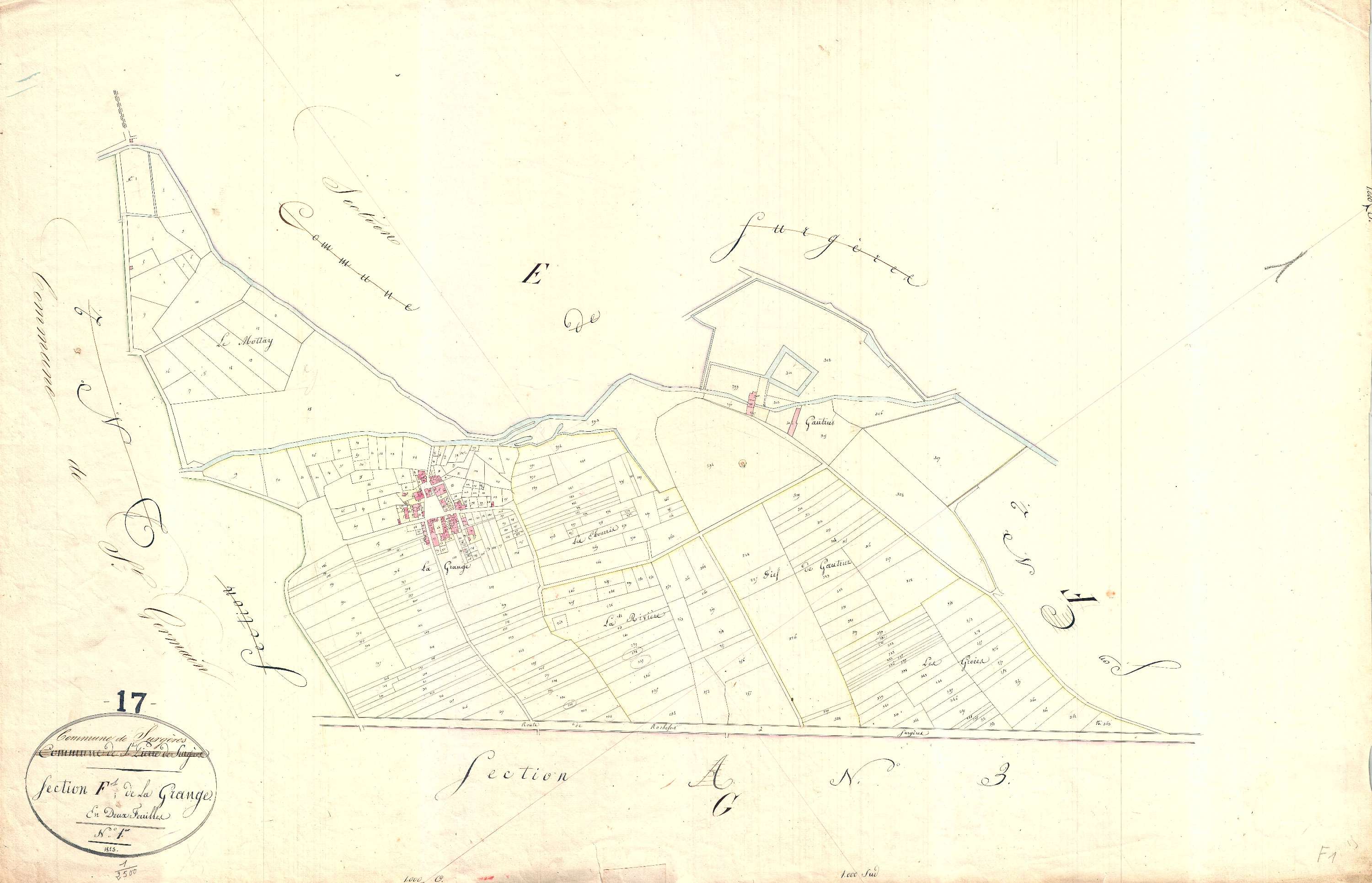 Surgères - Section F1 dite de la Grange.