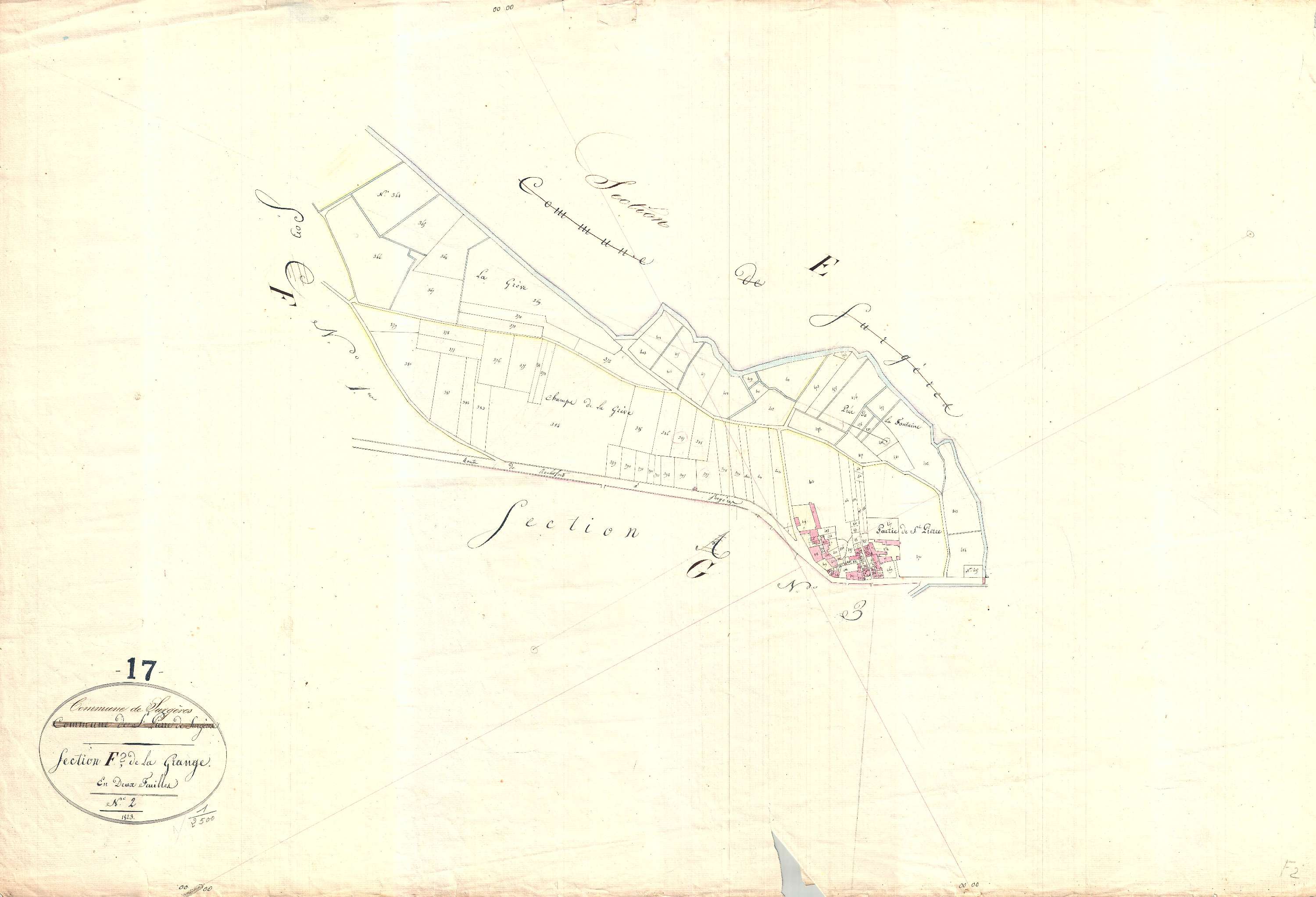 Surgères - Section F2 dite de la Grange.