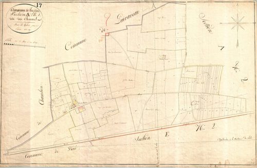 Surgères - Section A1 dite des Chaumes.