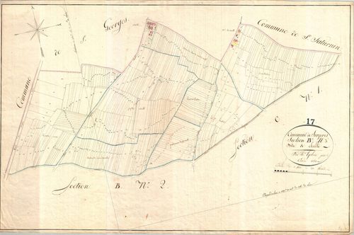Surgères - Section B3 dite de Chaillé.