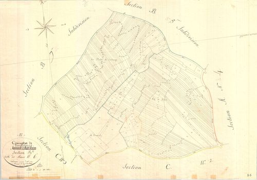 Taillebourg - Section B6 dite des Maçons.