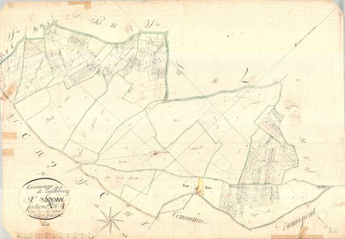 Taillebourg - Section A4 dite de la Bécaudière.