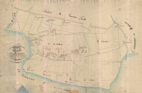 Talmont-sur-Gironde - Section B2 dite des Terres.