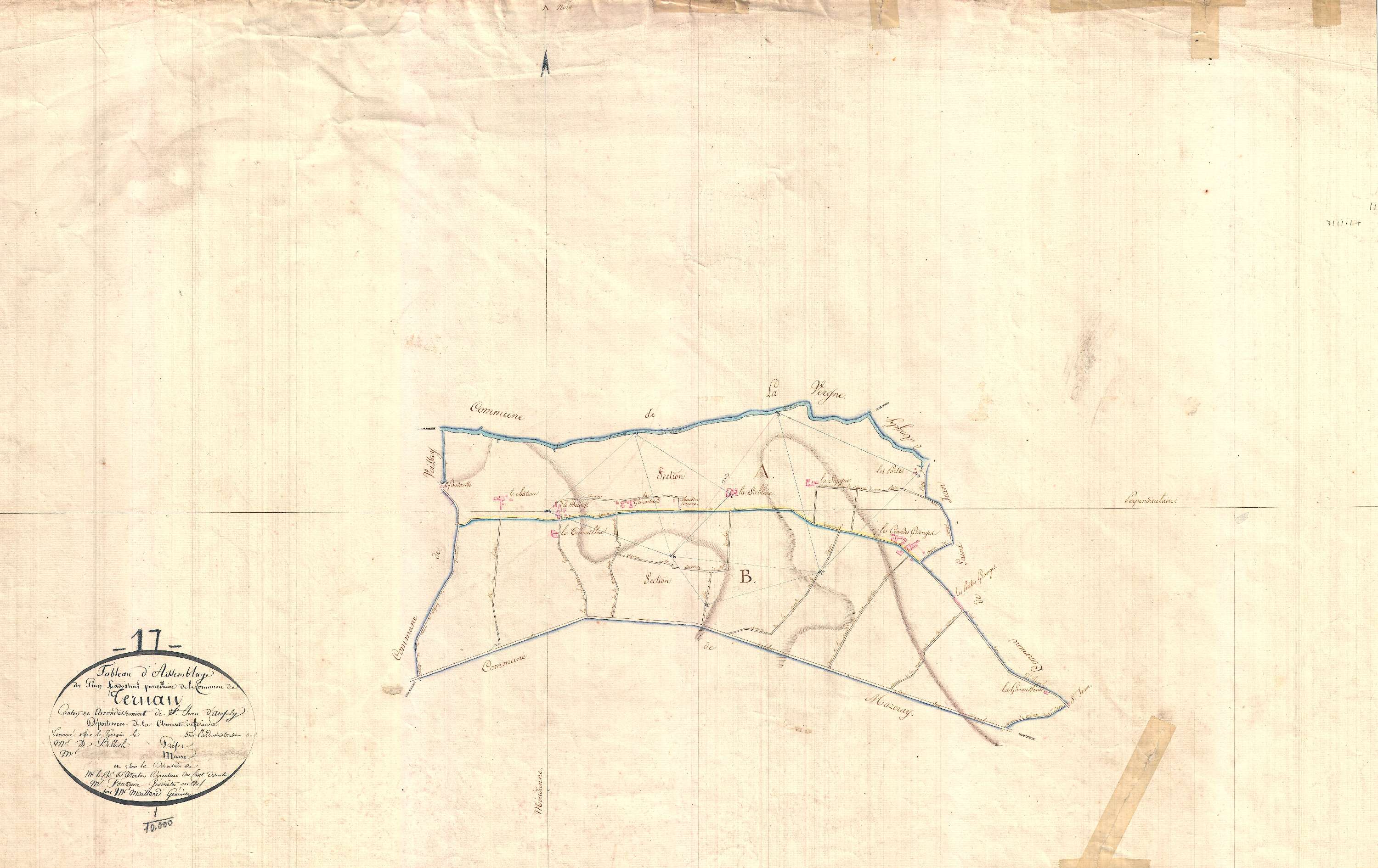 Ternant - Tableau d'assemblage.