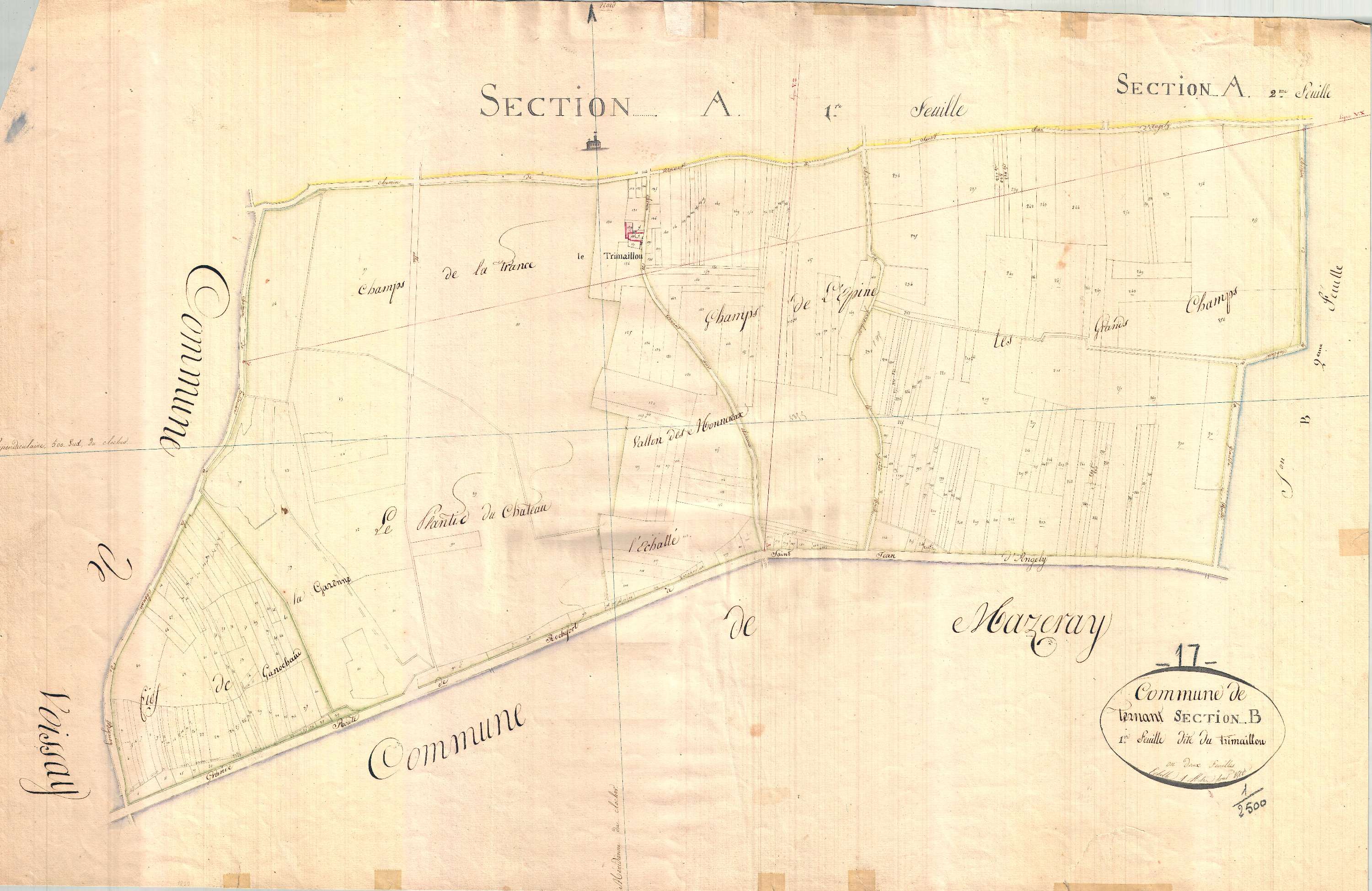 Ternant - Section B1 dite de Trimaillou.