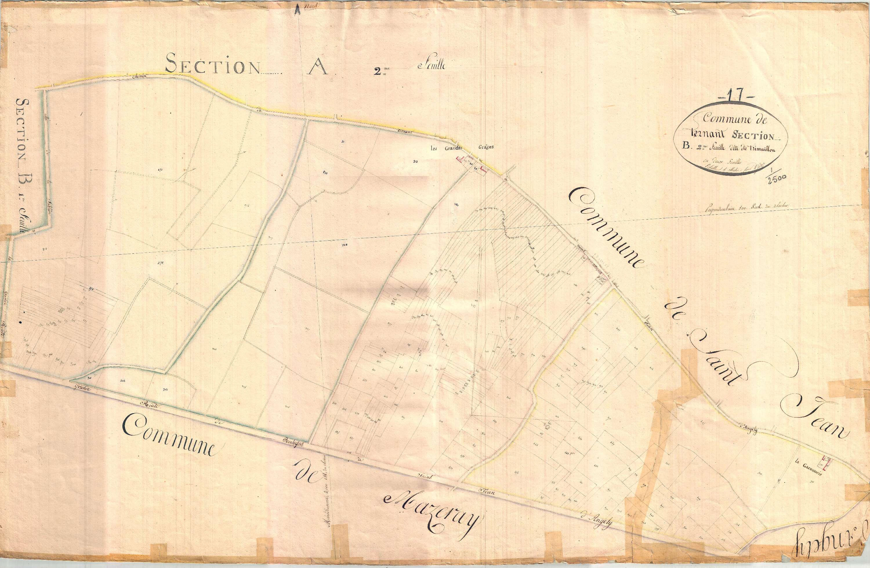 Ternant - Section B2 dite de Trimaillou.