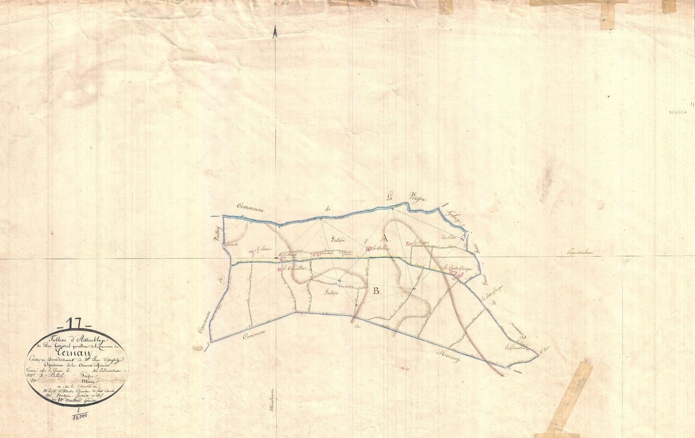 Ternant - Tableau d'assemblage.