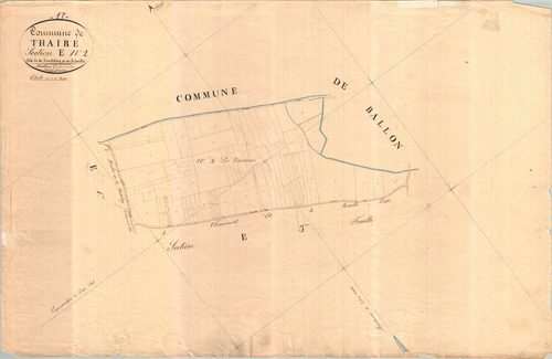 Thairé - Section E2 dite de Fondelay.