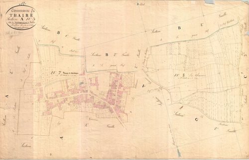 Thairé - Section A3 dite de Mortagne.
