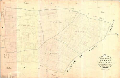 Thairé - Section B2 dite des Gigaudries.