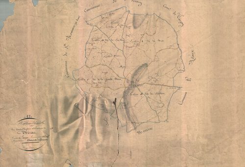 Thézac - Tableau d'assemblage.