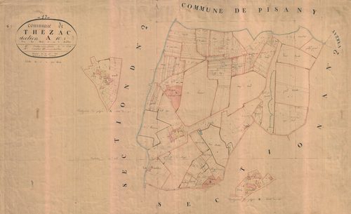 Thézac - Section A1 dite des Bois.