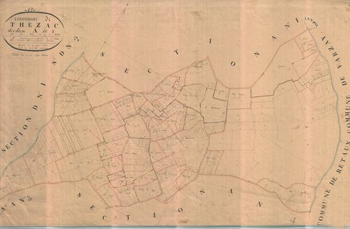 Thézac - Section A2 dite des Bois.