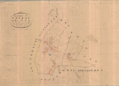 Thézac - Section A3 dite des Bois.