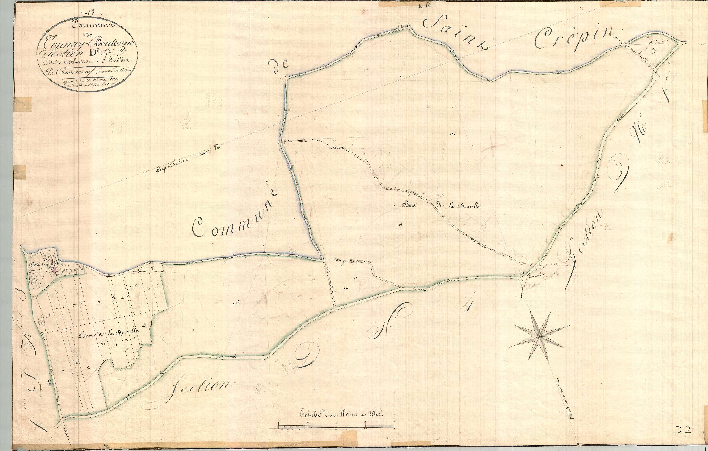Tonnay-Boutonne - Section D2 dite de l'Abbatis.