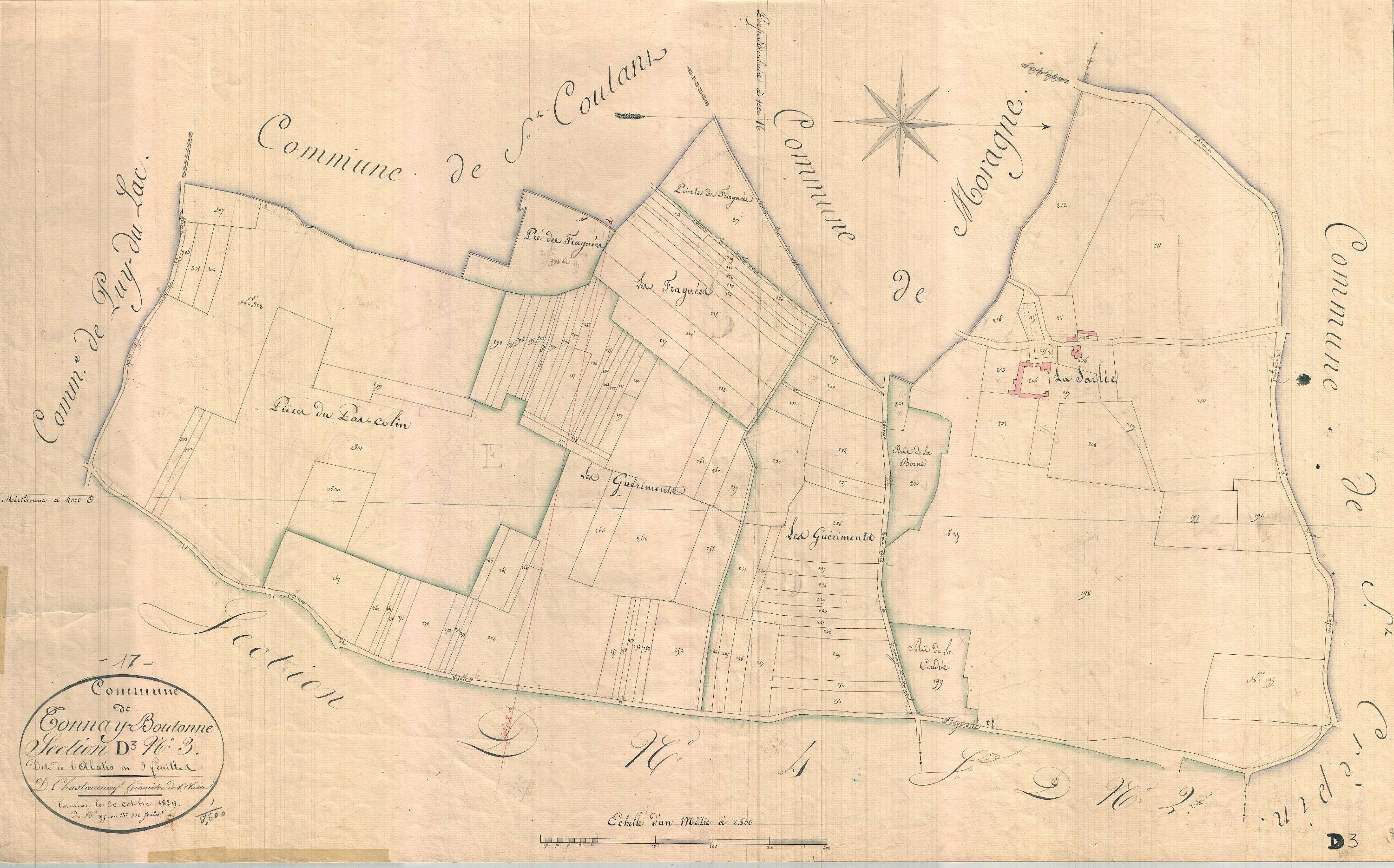 Tonnay-Boutonne - Section D3 dite de l'Abbatis.
