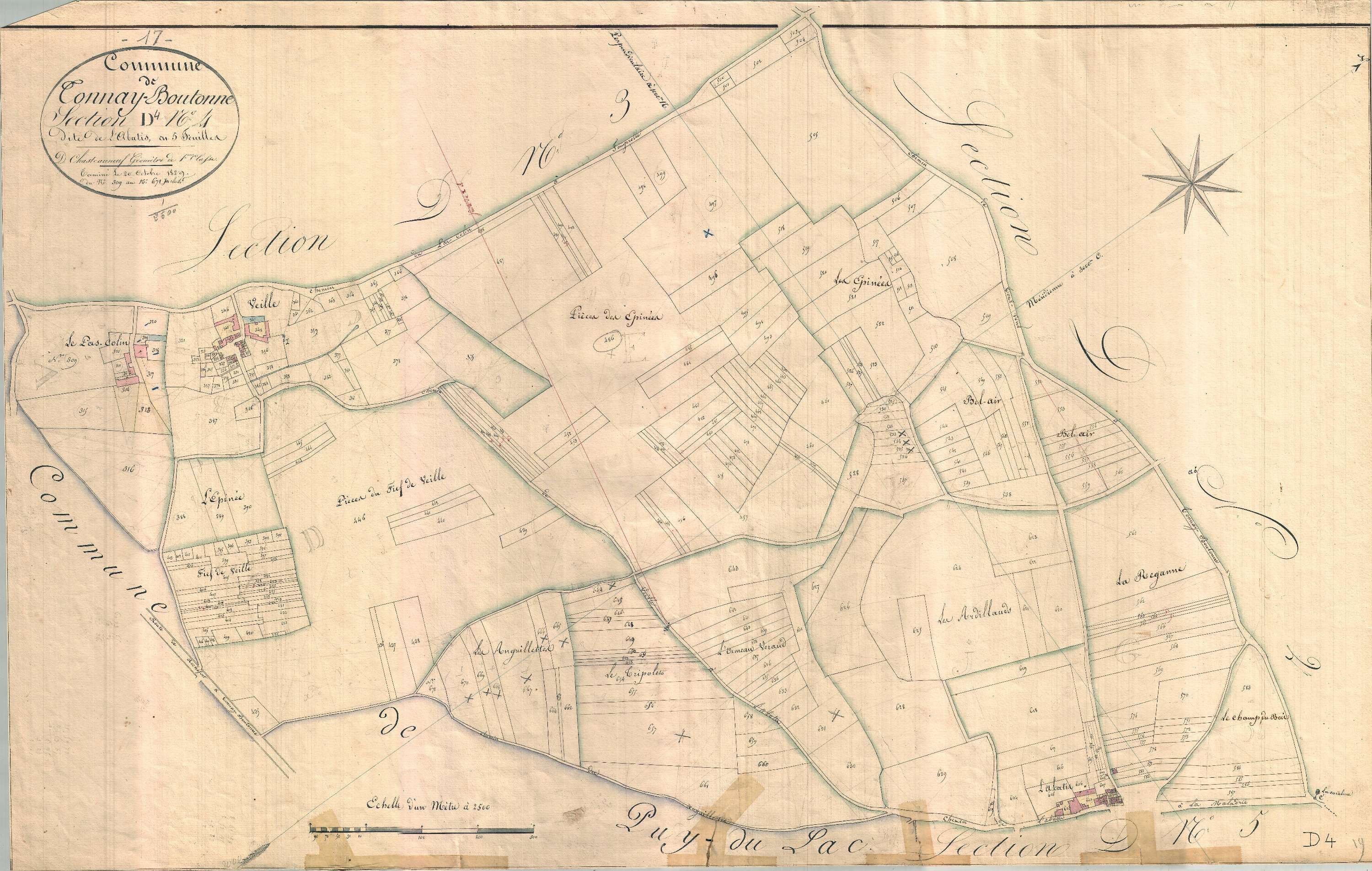 Tonnay-Boutonne - Section D4 dite de l'Abbatis.