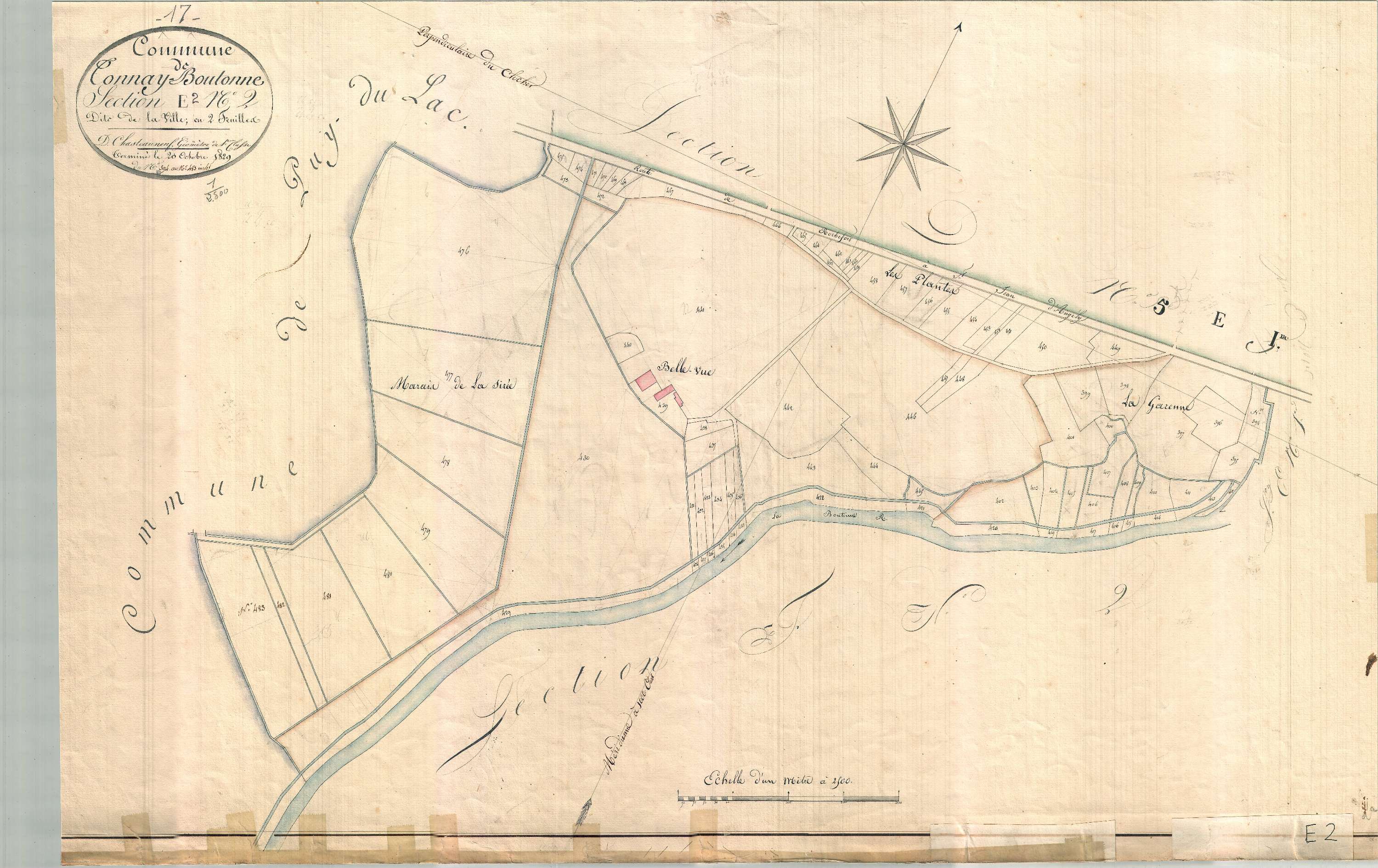 Tonnay-Boutonne - Section E2 dite de la Ville.