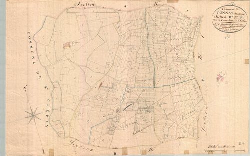 Tonnay-Boutonne - Section B4 dite de Corne-Bouc.