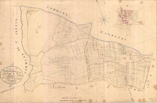 Tonnay-Boutonne - Section A 1 dite de la Ville Neuve.