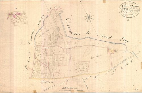 Tonnay-Boutonne - Section A3 dite de la Ville Neuve.