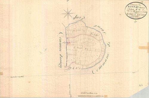 Tonnay-Boutonne - Section A4 dite de la Ville Neuve.