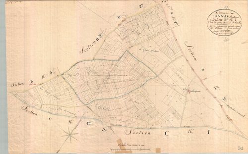 Tonnay-Boutonne - Section B1 dite de Corne-Bouc.