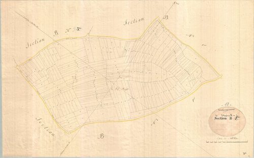 Tonnay-Boutonne - Section B1 développement dite de Corne-Bouc.