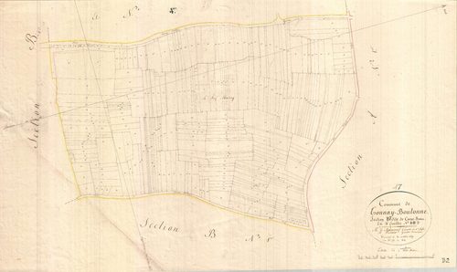 Tonnay-Boutonne - Section B2 dite de Corne-Bouc.