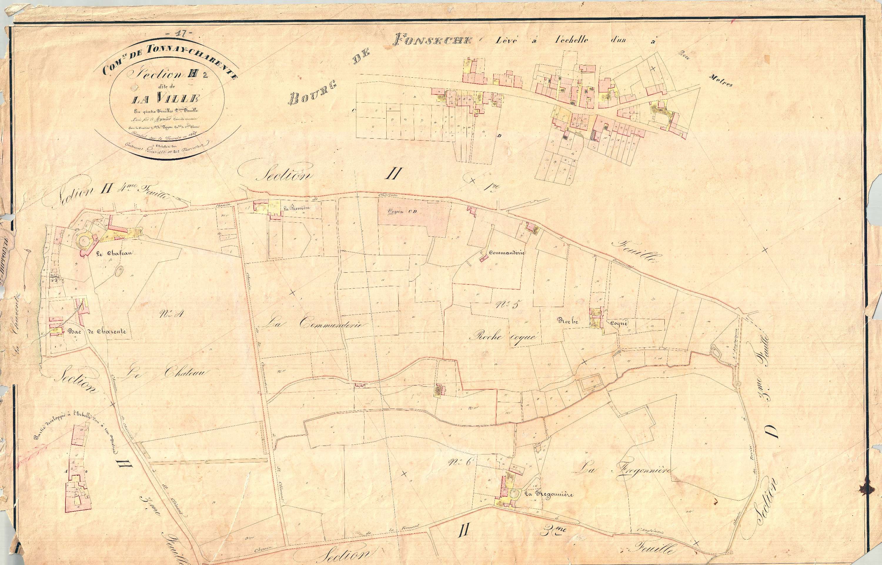 Tonnay-Charente - Section H2 dite de la Ville.