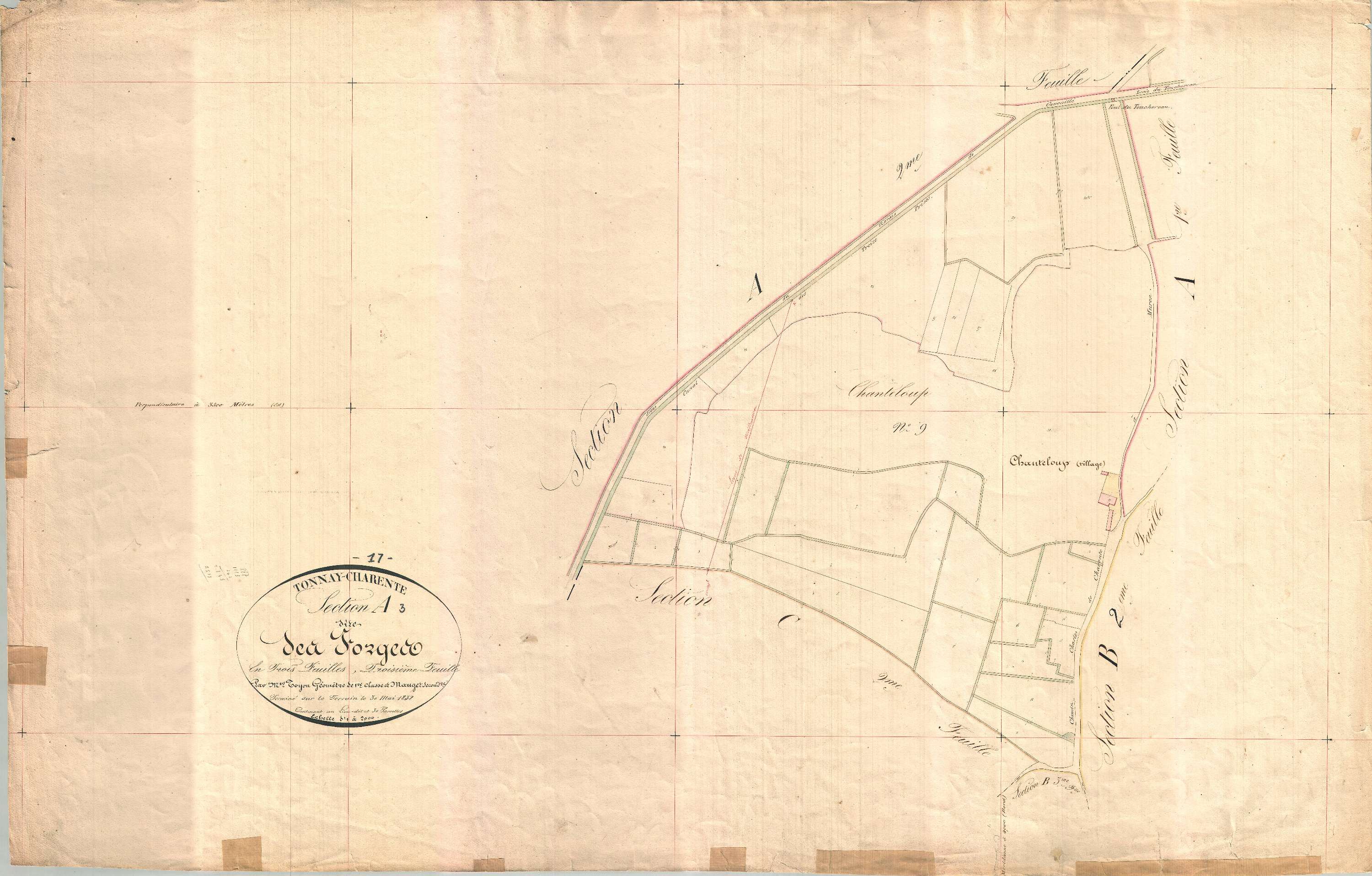 Tonnay-Charente - Section A3 dite des Forges.