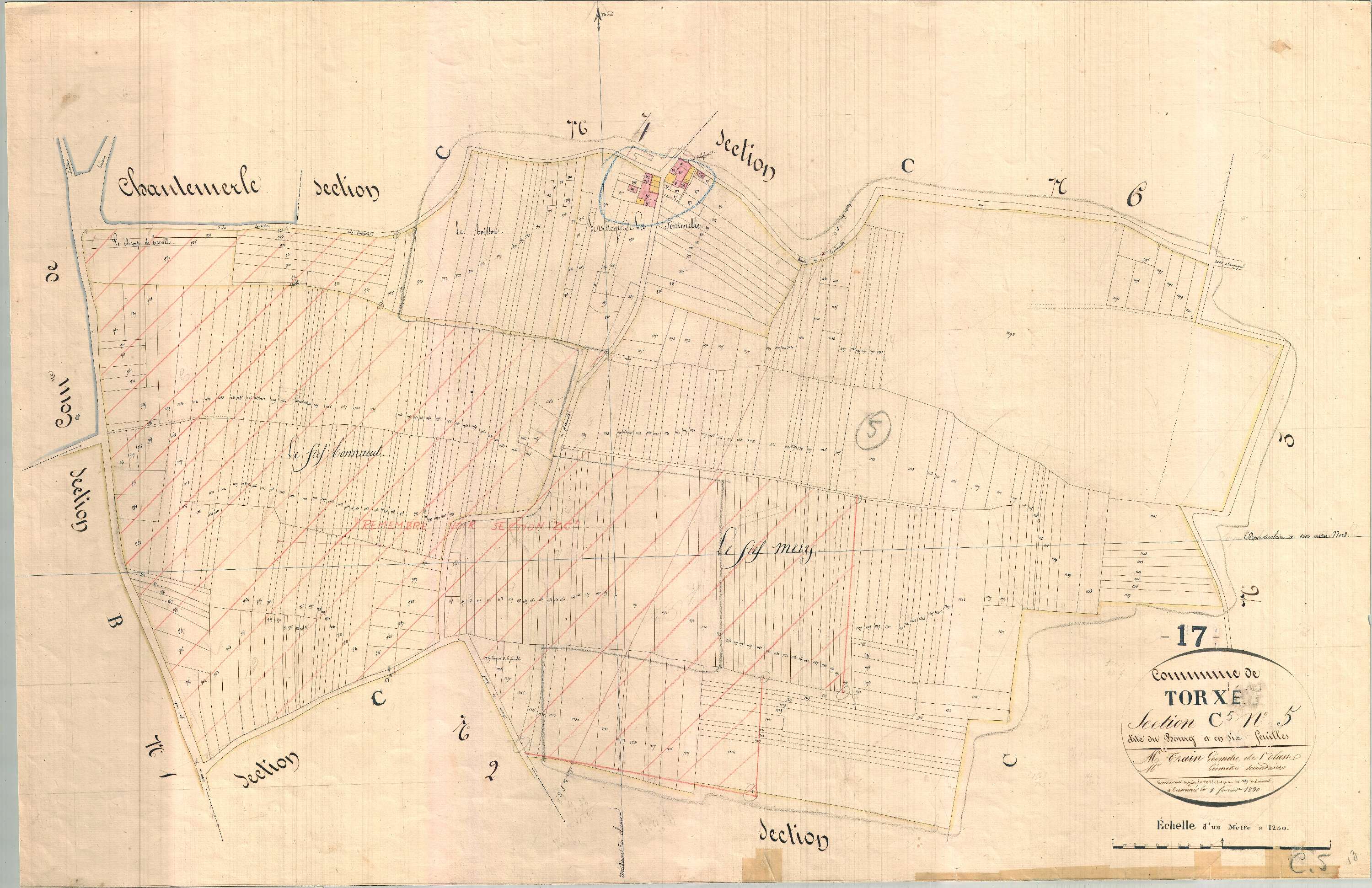 Torxé - Section C5 dite du Bourg.