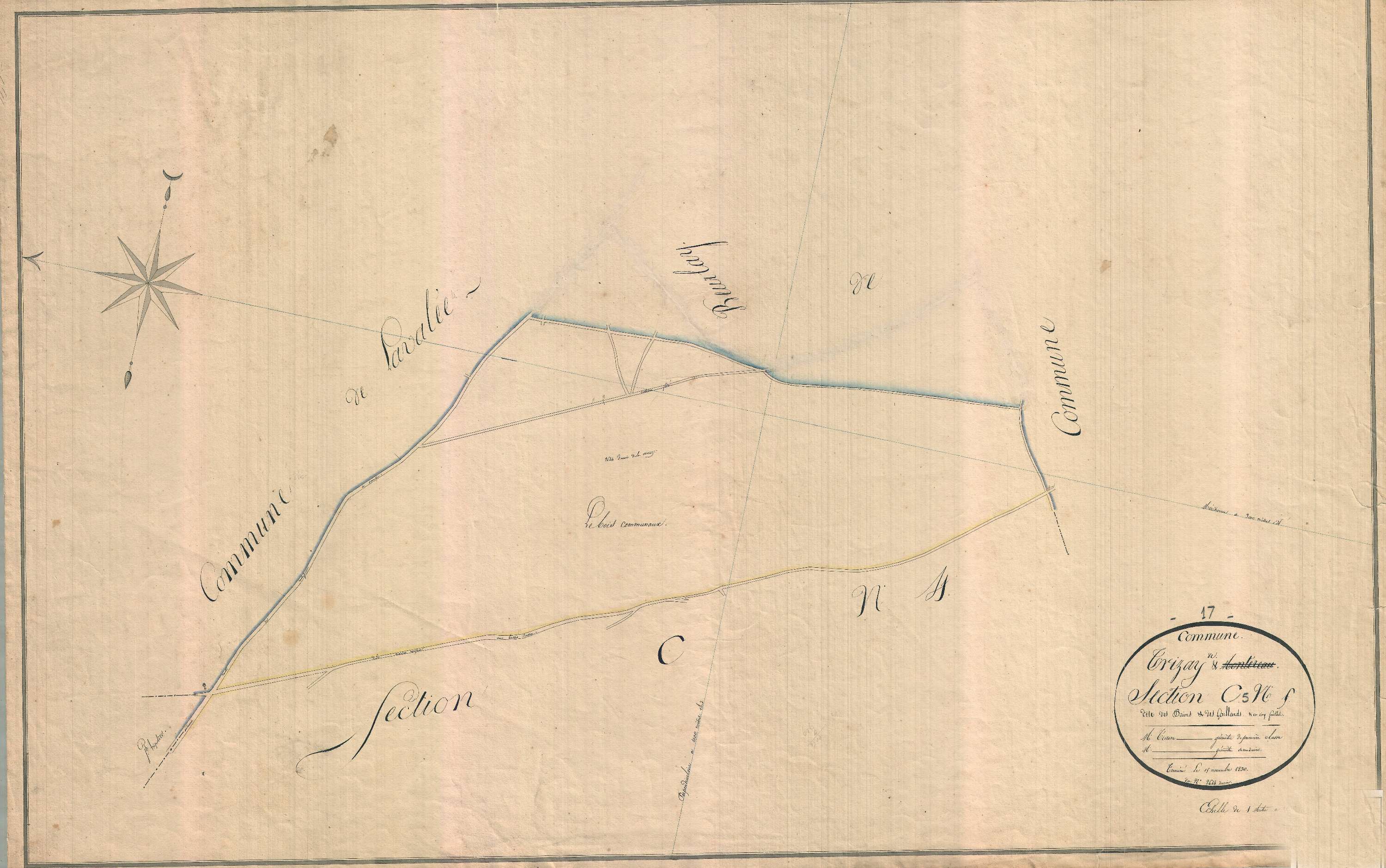 Trizay - Section C5 dite des Bains.