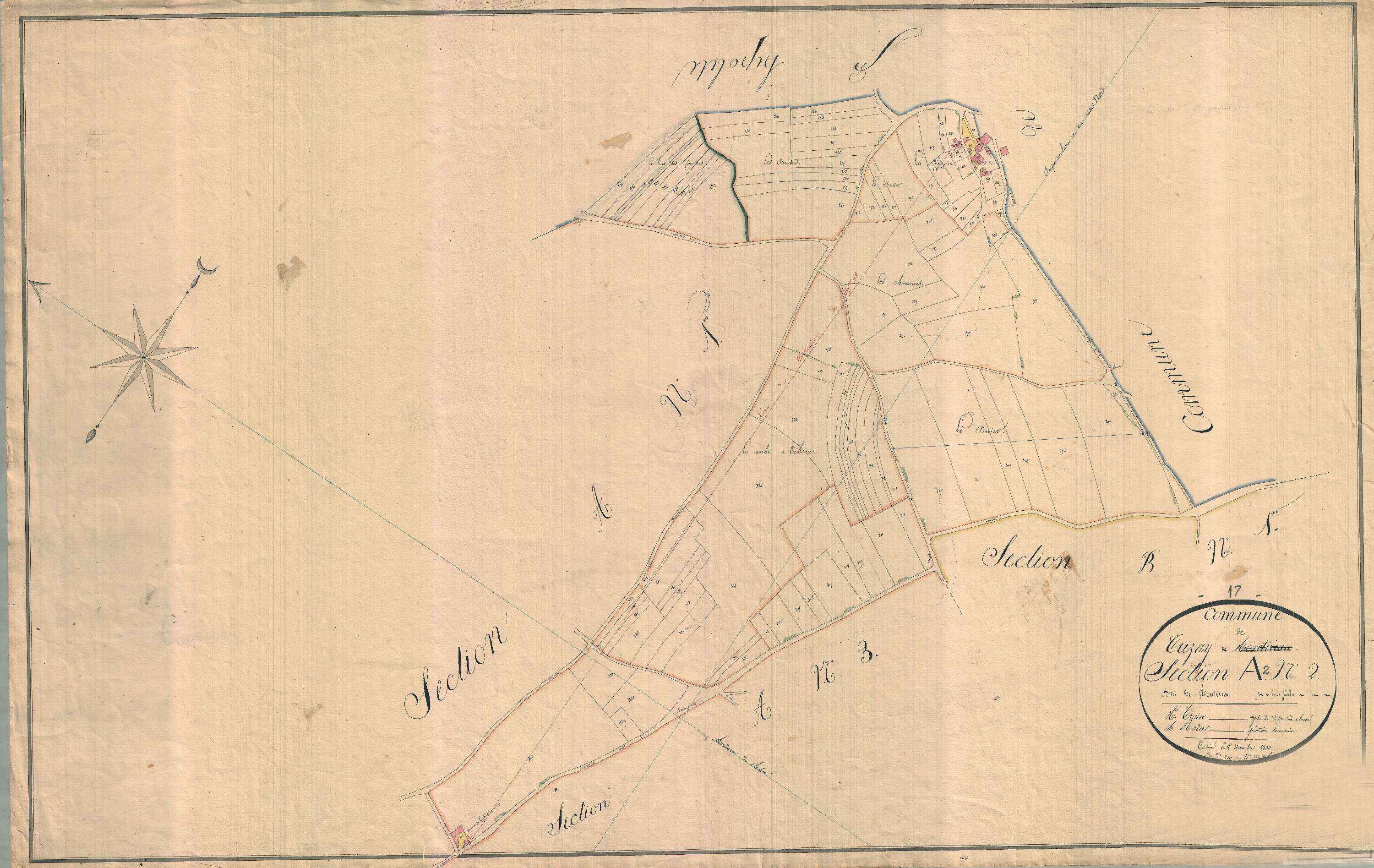 Trizay - Section A2 dite de Montèreau.