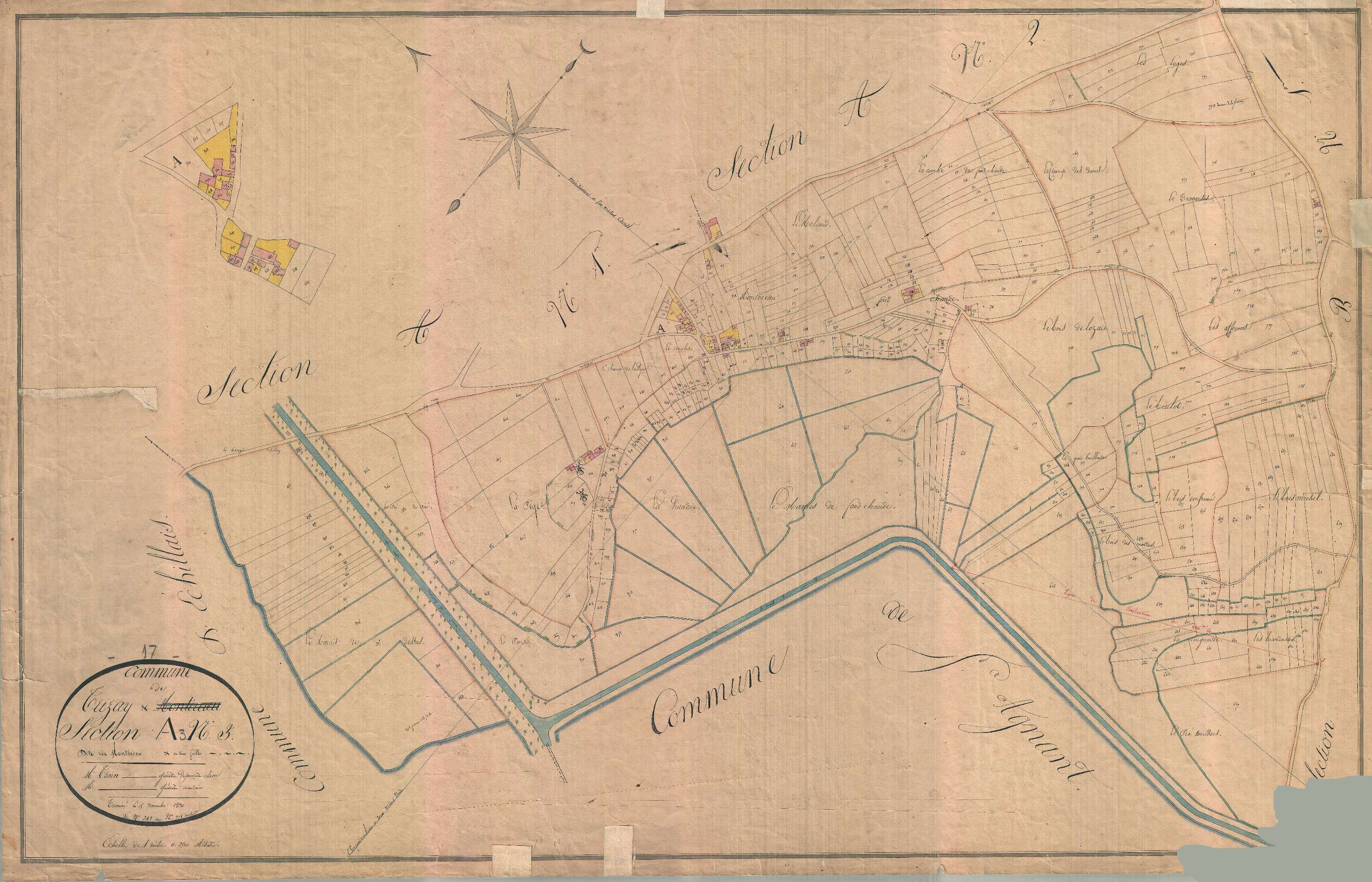 Trizay - Section A3 dite de Montèreau.