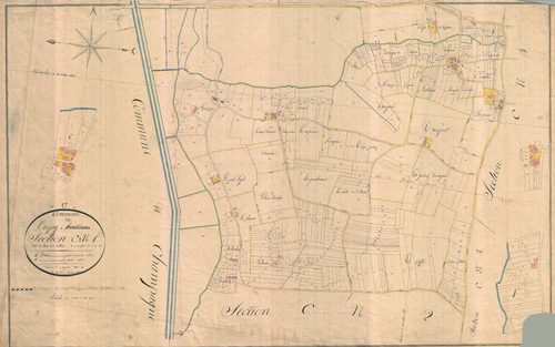 Trizay - Section C1 dite des Bains.