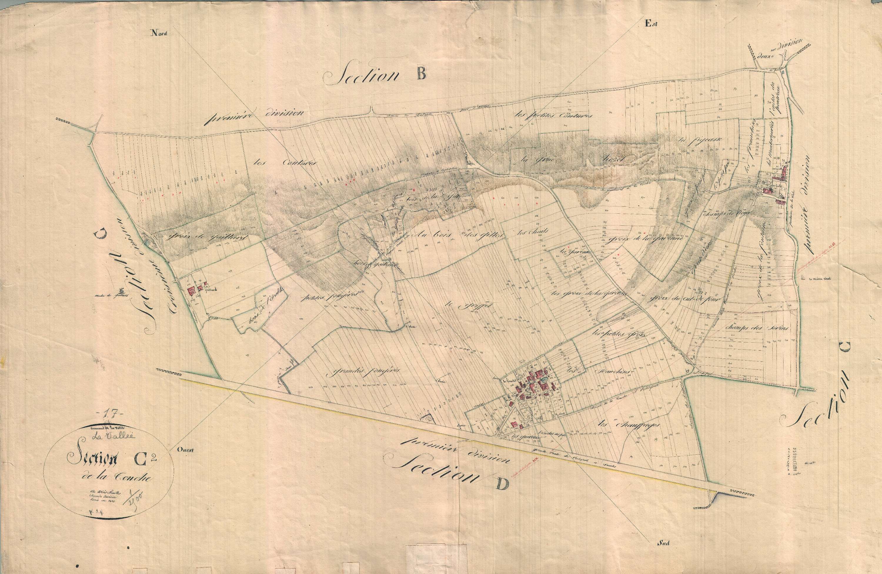 La Vallée - Section C3 dite de la Touche.