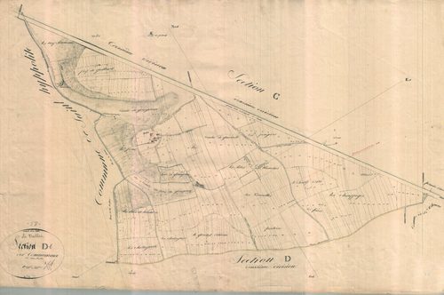La Vallée - Section D1 dite des Communaux.
