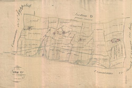 La Vallée - Section D2 dite des Communaux.