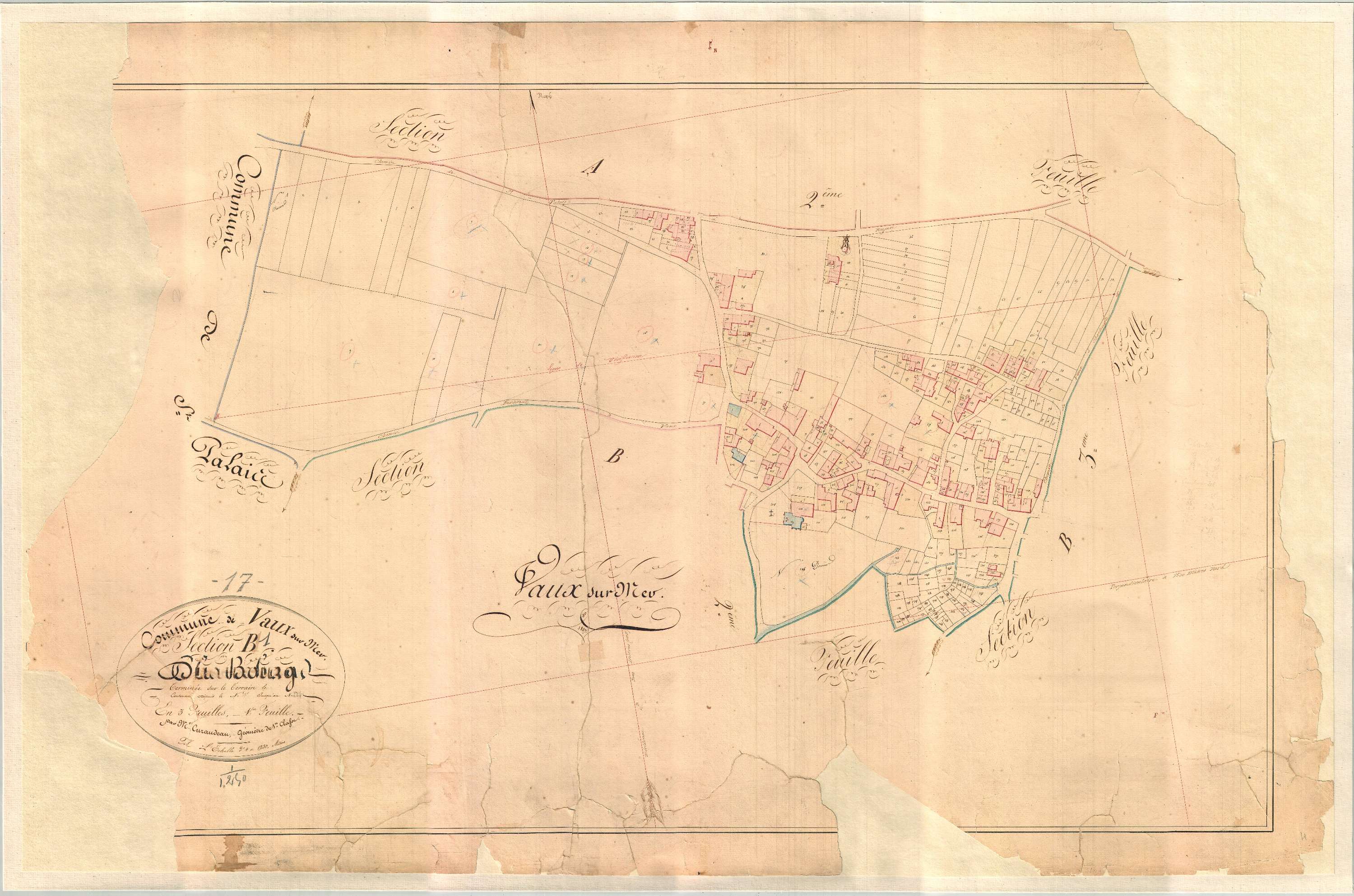 Vaux-sur-Mer - Section B1 dite du Bourg.